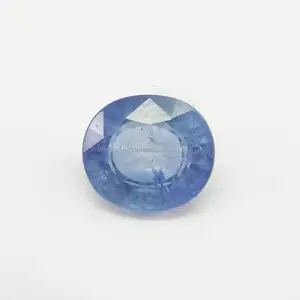独特的天然Ceylon蓝色蓝宝石13x 11mm椭圆形切割10.3 Cts宽松宝石制作珠宝