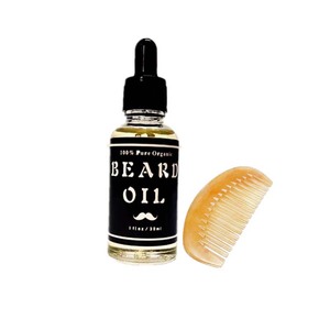 Nouvel après-shampoing à l'huile de barbe biologique naturelle pour barbe toilettée moustache adoucit la barbe et arrête les démangeaisons Logo - Product Image 2
