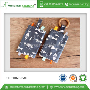 100% Organic Cotton Baby Chew Teething Pads - Product Image 5