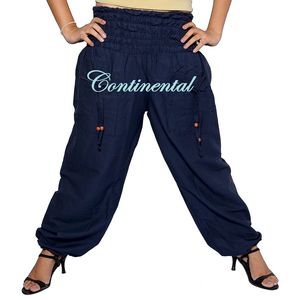 Couleur unie plaine Harem Genie Gypsy Aladdin pantalon Festival unisexe Yoga Hippie Boho ample sarouel, Baggy pantalon en gros - Product Image 3
