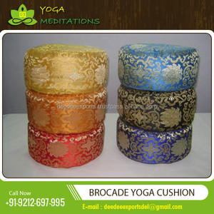 2025 Latest Design High Quality <b>Buckwheat</b> Filled Zafu Meditation Cushion OEM Private Label India Yogawheels - Product Image 2