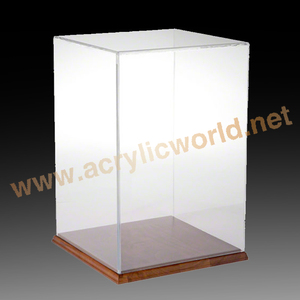 Caja de acrílico transparente con cerradura, caja de acrílico transparente con agujeros, para dulces en forma de casa - Product Image 3