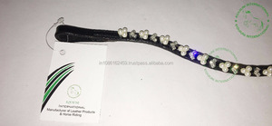 Banda para cejas con perlas de cuero de caballo disponible en todos los tamaños y también Personalización de color disponible - Product Image 2