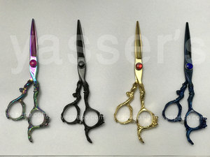 Ciseaux fantaisie avec manche en forme de dragon, ciseaux colorés - Product Image 5
