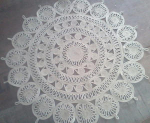 Tapis rond tressé en Jute, très doux, couverture de sol moderne, pour adultes, en treillis, taille personnalisée, offre spéciale - Product Image 4