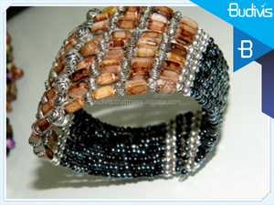 Pulsera de resina hecha a mano de Bali unisex, Gargantilla con cuentas, accesorio para fiestas o aniversarios, Idea de regalo - Product Image 3