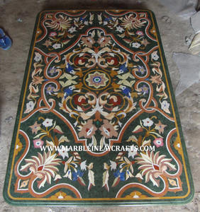 Plateau de salle à manger en marbre, modèle Exclusive - Product Image 1