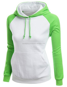 Sweats à capuche personnalisés OEM à manches raglan pour femmes et filles - Product Image 4