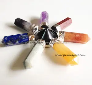 Supplier of Healing Energy Generators : Chakra Tourmaline Conical Antenna With 7Pencil Energy Generaor