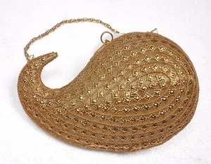 Señoras H4310 Diseñador Bolso de metal Bordado indio Embrague nupcial Monedero de noche de moda Compras en línea en la India - Product Image 6