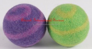 Multi-Color Wool <b>Dryer</b> <b>Balls</b> Natural Fabric Softener Reusable & Non-Toxic Alternative Pack 6 for Laundry - Product Image 2