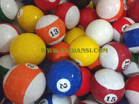 Balón de Fútbol de PVC Talla 5, Cámara de Látex, Grosor de Cuero de 1.5mm, Cubierta Cosida a Mano, 32 Paneles, Logotipo Serigrafiado, Entrenamiento