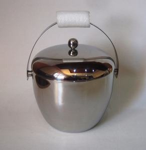 Cubitera de hielo de 3 litros, Cubitera de hielo de doble pared, de acero inoxidable, cómoda de llevar vino y cerveza - Product Image 1