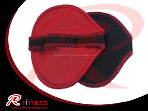 Guantes de CrossFit de cuero PU antideslizantes con agarre de medio dedo para levantamiento de pesas - Product Image 3