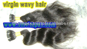 Cabello humano Remy indio Natural sin procesar 100% tejido de la mejor calidad atractivo rizado suelto cabello de onda profunda - Product Image 3