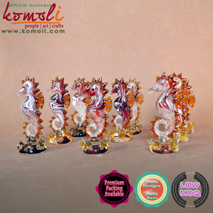 โคมไฟงานแก้วรูปแกะสลักรูปม้าน้ำดีไซน์สิ่งประดิษฐ์ - Product Image 6