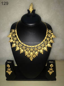 Yellow Gold <b>Bridal</b> Fine <b>Jewelry</b> <b>Set</b> for Weddings Engagements Anniversaries Parties-Wedding Gift - Product Image 1