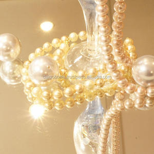 Perlas sueltas de imitación redondas blancas de alta calidad para hacer joyas OEM disponible - Product Image 1