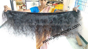 Precio al por mayor 100% Cabello humano indio natural sin procesar Mejor precio Extensión de cabello libre de crudo de la caída de cabello India - Product Image 3