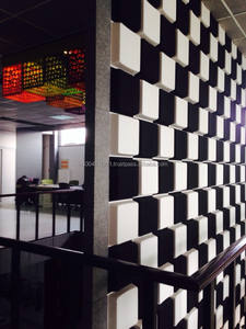 Panneau mural d'insonorisation acoustique 3D amélioré Matériau de première qualité pour l'absorption et la réduction du son - Product Image 1