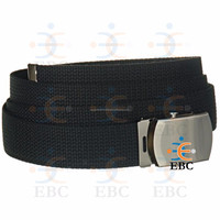 Ceinture tactique EBC Factory en sangle de coton PP et nylon, écologique, olive/khaki/noir/blanc/grenadier, avec boucle métallique réglable