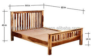 Nuevo diseño moderno de madera de la cama - Product Image 2