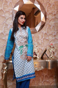 Traje de césped cosido paquistaní, vestido de césped paquistaní - Product Image 5