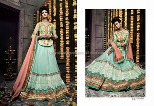 Vestido de novia de satén, nuevo diseño, rústico, indio, Choli Lehenga, los diseños más elegantes de kanya libas, 20223 - Product Image 2