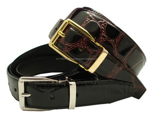 Cinturón de cuero para hombre, cinturón Formal de cuero genuino hecho a mano, venta al por mayor - Product Image 1