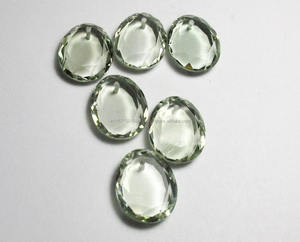 ชุดต่างหูแหวนพลอยอเมทิสต์เจียระไนแบบเหลี่ยมเพชรพลอยสีเขียว14X18มม. รูปทรงแฟนซีได้รับการรับรองจากบุคคลที่สามตามธรรมชาติ - Product Image 3