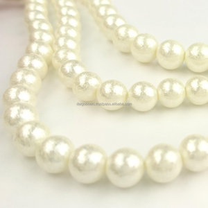 ไข่มุกพลาสติกสีขาวมันวาวทรงกลมคุณภาพจากญี่ปุ่นสำหรับทำเครื่องประดับไข่มุกหลวมในราคาสมเหตุสมผล - Product Image 1