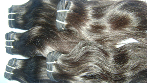 Extensiones de cabello liso de seda virgen de grado 12a Extensiones de cabello humano 100%. Cutícula alaigned indio Tejido de cabello crudo de la India - Product Image 6
