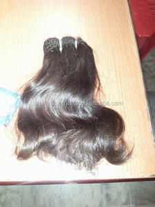 100% cheveux humains bruts non transformés. produit de qualité meilleure vente tissage de cheveux processus naturel indien vierge - Product Image 3