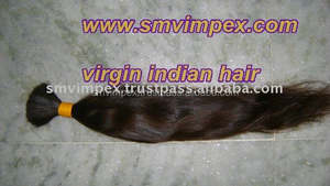 Unice − cheveux humains indiens, qualité supérieure, lisses, bruns, naturels, lot de 80 cm - Product Image 4