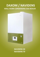 Chaudière à gaz à condensation industrielle murale DAXOM NAVIDENS 50, système de chauffage haute pression, nouvelle certification ISO CE, 50 eau chaude