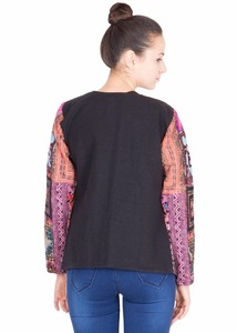 Vintage Traditional Banjara Ethnic <b>Women</b> XL Bomber <b>Jacket</b> with Designer Embroidery Decoration - Product Image 5