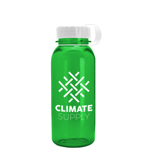 Botella deportiva Tritan de 18 oz fabricada e impresa en EE. UU. con tapa atada, impresión en un color en un solo lugar - Product Image 4