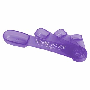 <strong>USA</strong> <strong>Made</strong> <strong>Measuring</strong> <strong>Spoons</strong> - Available <strong>in</strong> 1/4, 1/2, 1 Tsp and 1 Tbsp Sizes, Features Swivel-out Design and Comes with Your logo