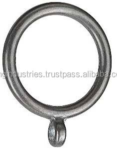 Omg Industries <b>Curtain</b> Ring Without <b>Eyelet</b> Brass Polished 38 mm Inner Diameter <b>Curtain</b> <b>Pole</b> Ring Half <b>Curtain</b> Ring - Product Image 3