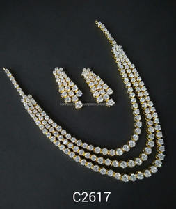 Manufacturers of CZ American Diamond High Quality <b>Fashion</b> <b>Jewellery</b> C2617 - Product Image 2