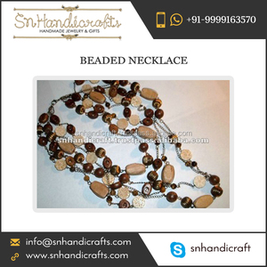 Trendy Hot Selling Fashion Multi Strand Wood <b>Bead</b> <b>Necklace</b> - Product Image 1