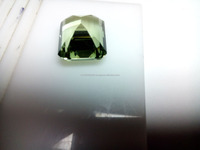 Pierre d'améthyste verte hydrothermale créée en laboratoire 2026, 13*18mm, qualité AAA, taille émeraude, pour la fabrication de bijoux