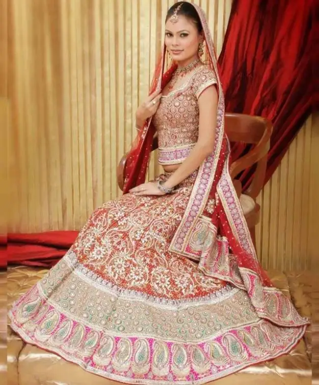 hot traditional wedding bridal lehenga choli Designs 2019