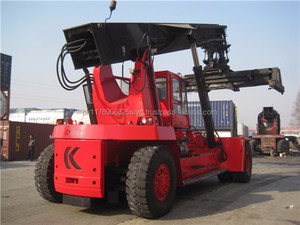 Apilador DRF450 de alcance de contenedor Kalmar usado barato, apilador Kalmar de alcance de 45 toneladas a la venta en China - Product Image 4