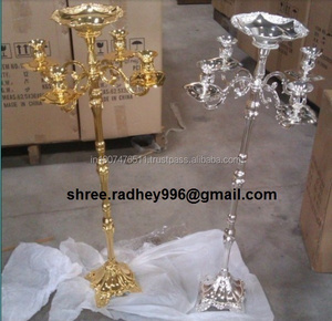 ¡Oferta! Nuevo Diseño de Portavelas de Metal para Boda, Hecho a Mano, Dorado, Decoración para el Hogar - Product Image 1