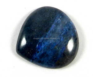 หัวใจ Cabochon 14.20 Cts ธรรมชาติ Dumortierite Jasper 21X20มม - Product Image 1