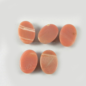 Natural Pink Opal 14x10mm Oval Cabochon 5 Pcs 20.10 Cts Loose Gemstone For Jewelry Making - Product Image 4
