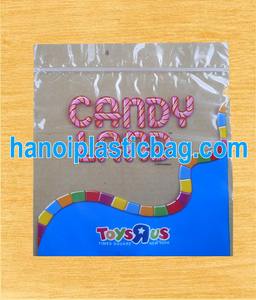 Food packaged home kitchen used food bag grip-seal zipper plastic bag - Product Image 2