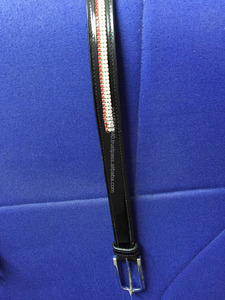 CEINTURE DE LUXE EN CUIR VÉRITABLE DE HAUTE QUALITÉ avec CHAÎNE DE CRISTAL et BLING en NOIR/MARRON/TAN pour CHEVAUX - Product Image 3