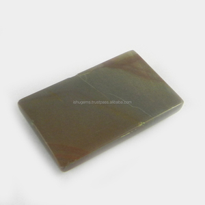 หินอัญมณี Cabochon 6.50 Gms สำหรับเครื่องประดับ,แจสเปอร์ภาพธรรมชาติอเมริกันขนาด29X19มม. สี่เหลี่ยมผืนผ้า - Product Image 2